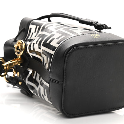 Fendi TPU FF Vitello Grace F is Fendi Mini Mon Tresor Bucket Bag Black 10 of 11