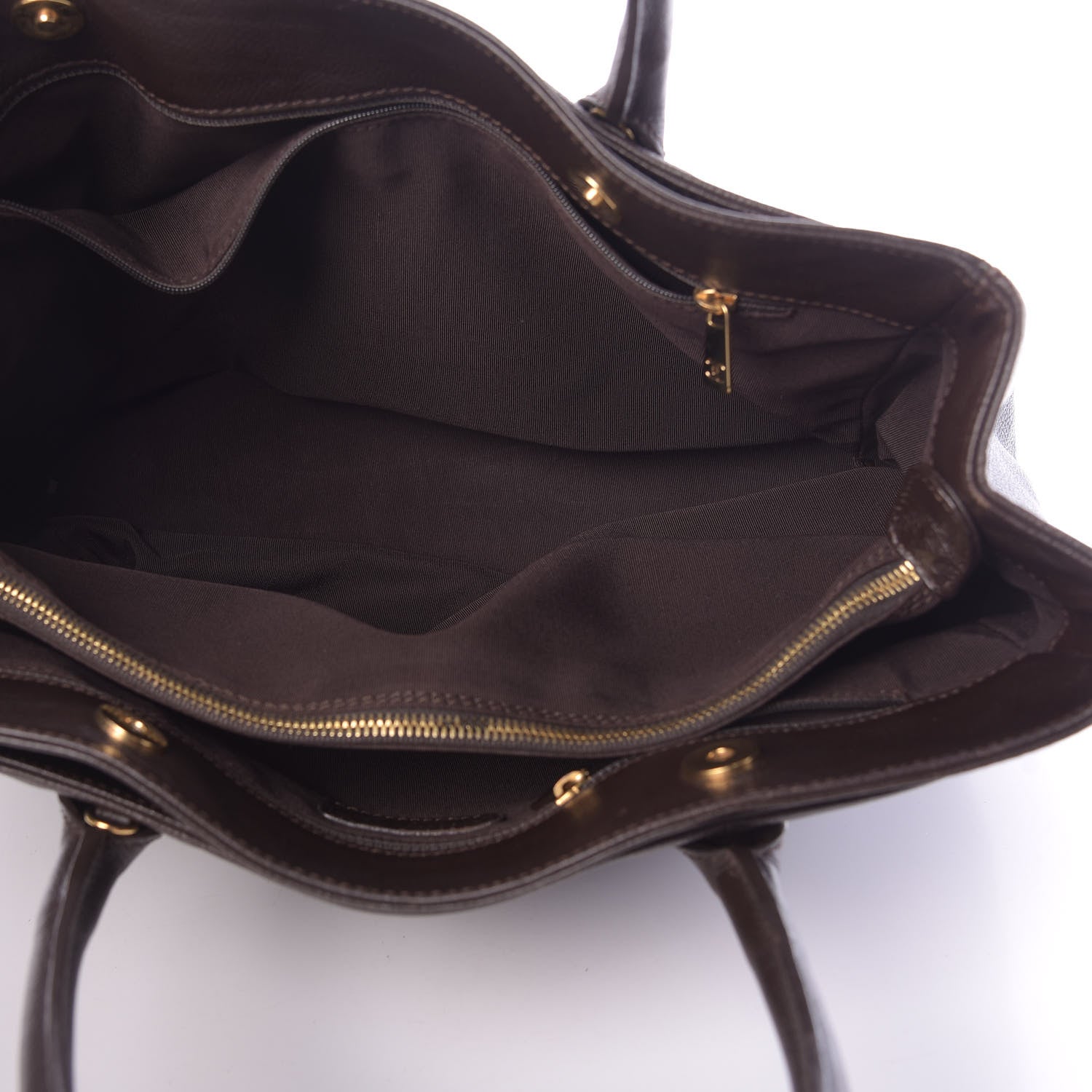 Chanel Calfskin Cerf Executive Shopper Tote Brown 5 of 14
