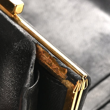 Chanel Caviar Timeless CC Compact French Wallet Black 9 of 9