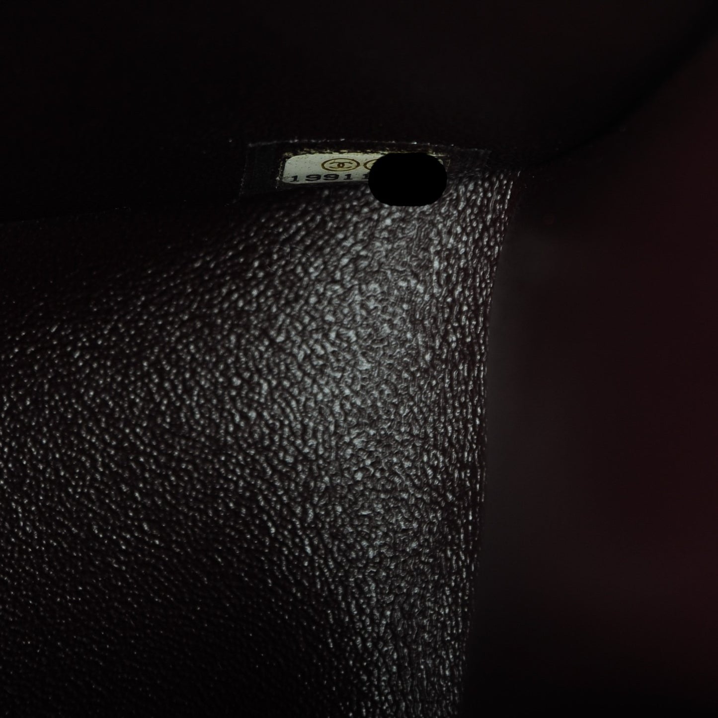 Caviar Quilted Jumbo Double Flap Burgundy