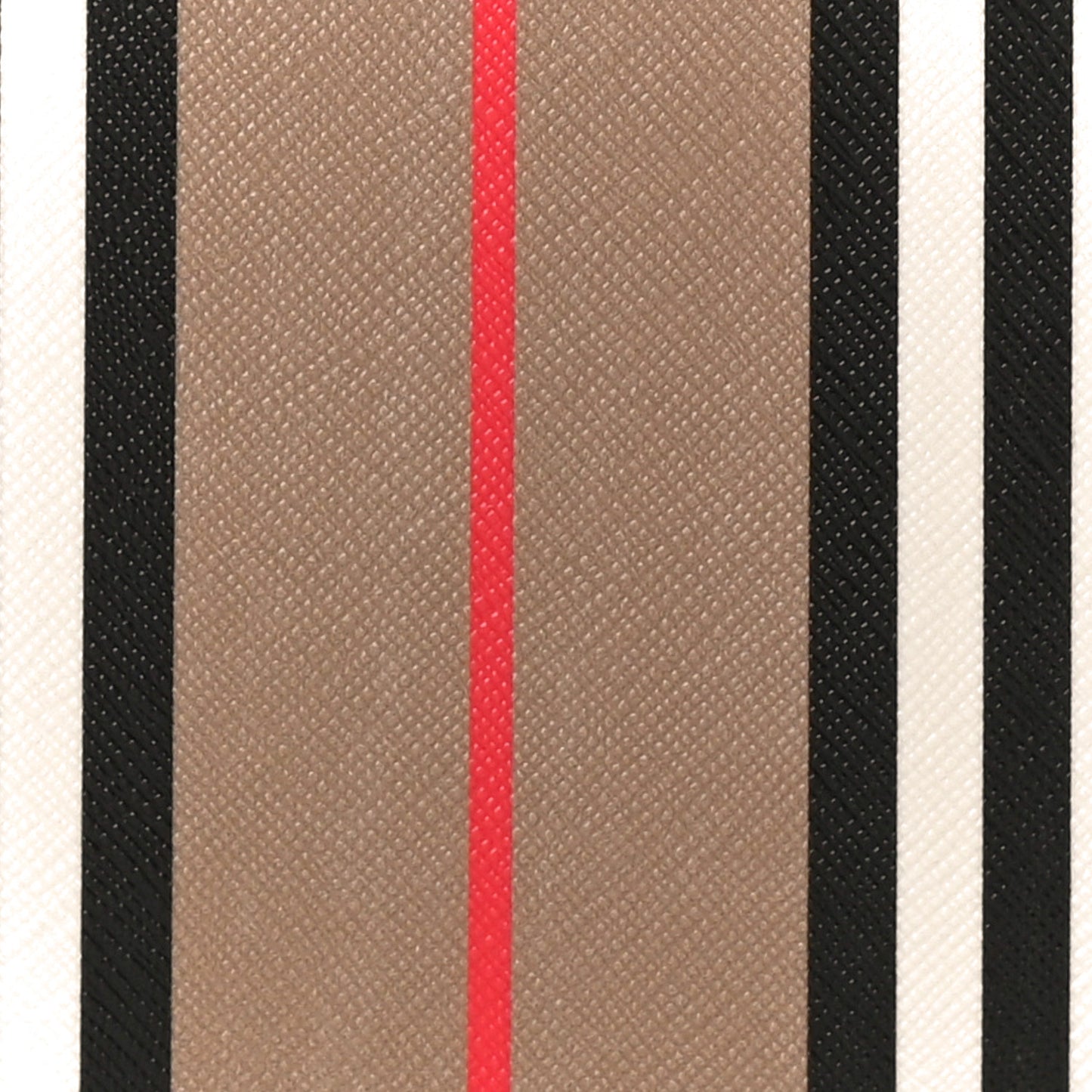 E-Canvas Calfskin Icon Stripe Louise Bag Archive Beige