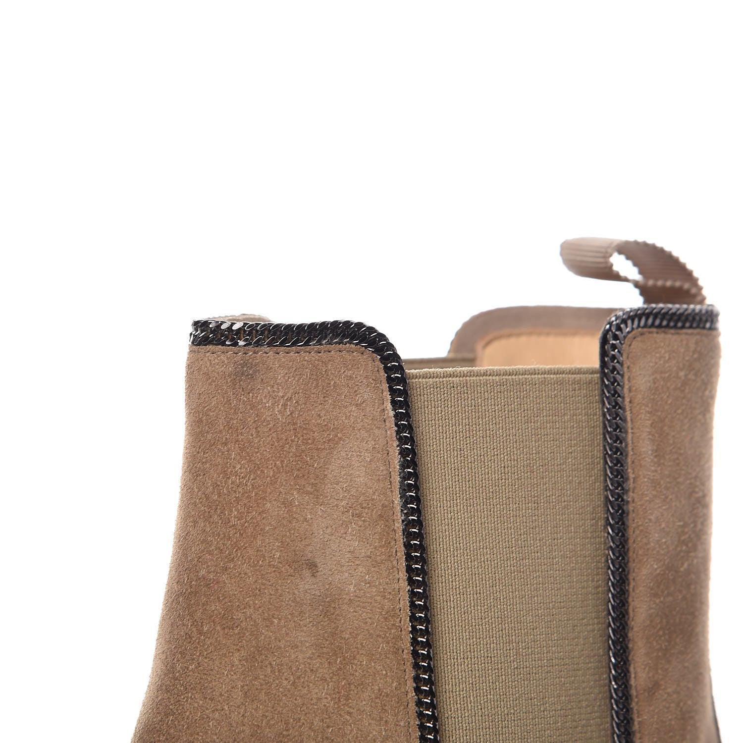 Christian Louboutin Veau Velours Otaboo 70 Chelsea Boots 38.5 Camel 7 of 9