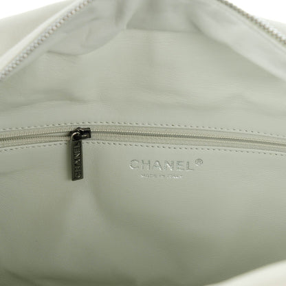 Chanel Smooth Calfskin Medium Luxe Ligne Bowler White 6 of 7
