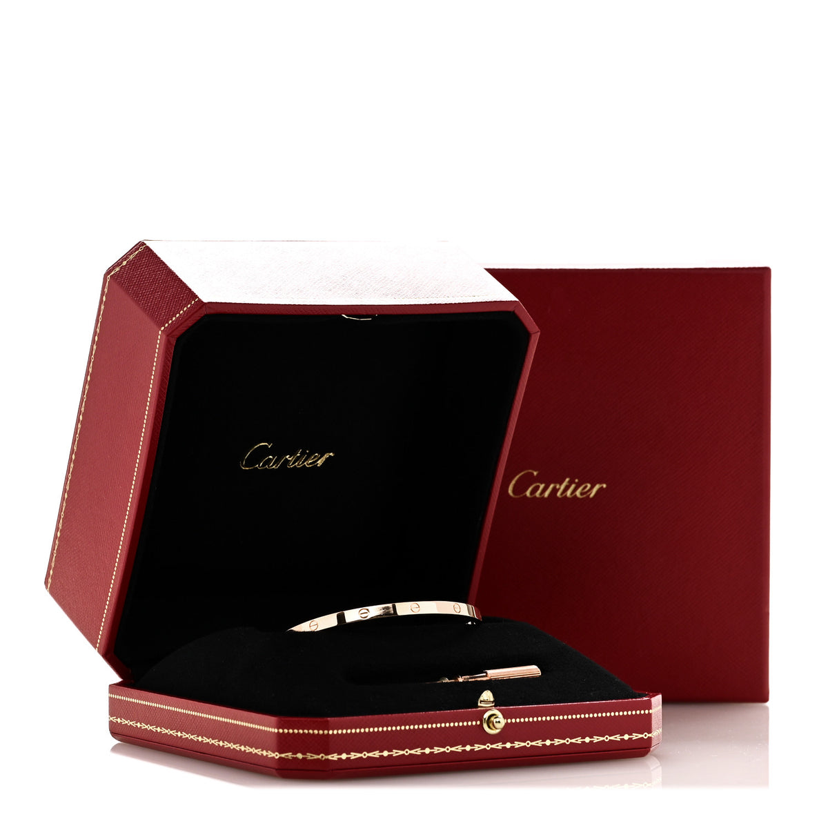 Cartier 18K Pink Gold Small LOVE Bracelet 17 7 of 7