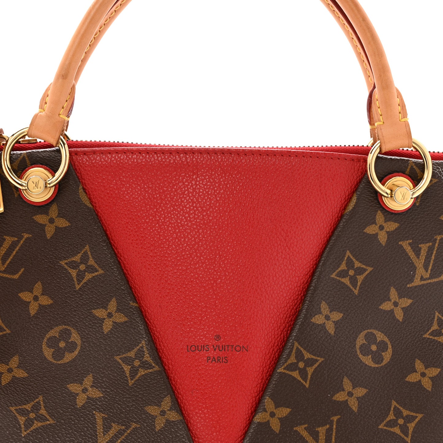 Monogram V Tote BB Cherry