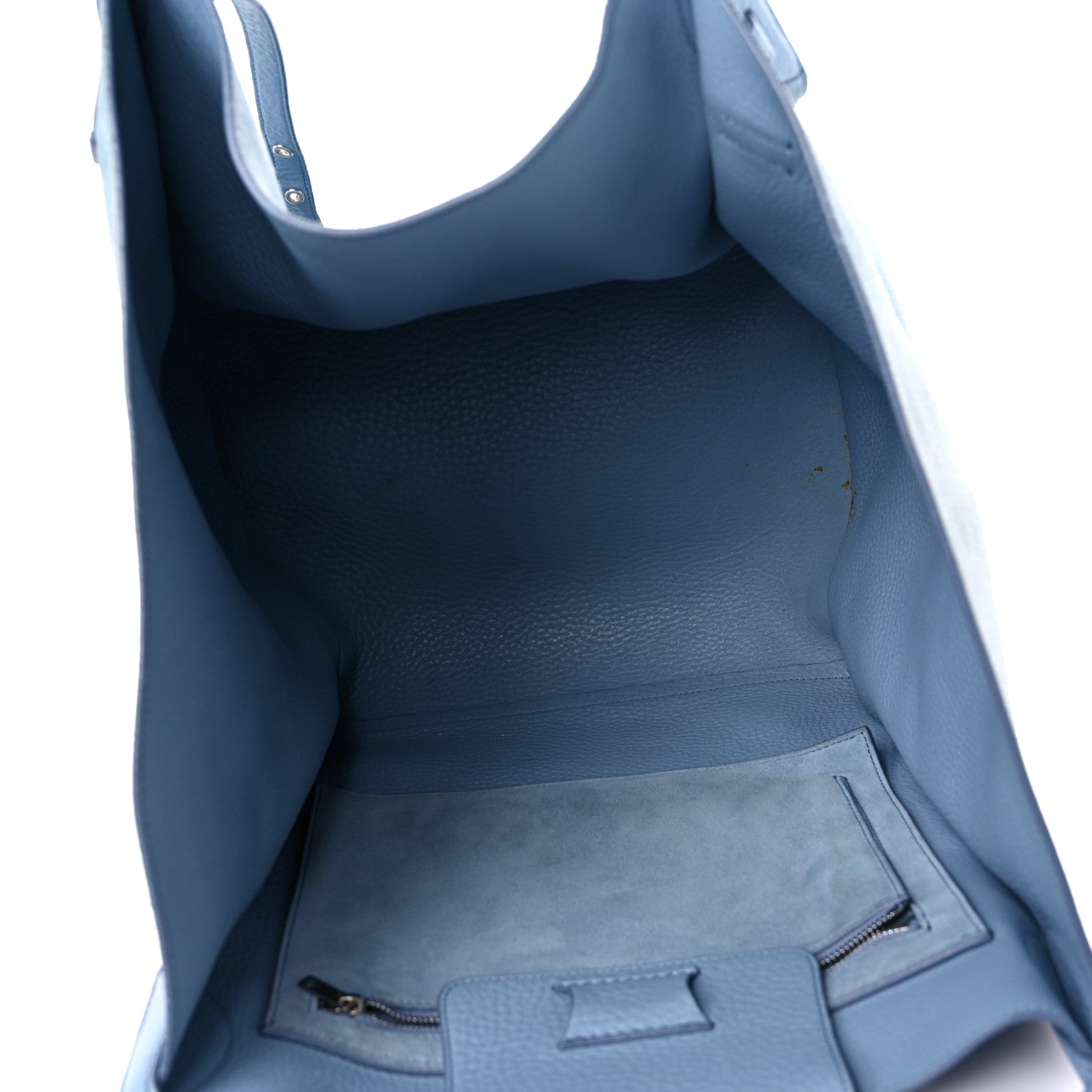 Celine Suede Supple Grained Calfskin Medium Big Bag Slate Blue 4 of 22