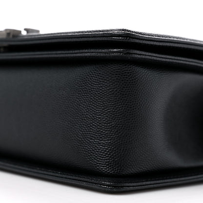 Chanel Caviar Quilted Medium Boy Flap Black 9 of 11