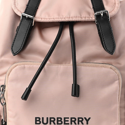 Burberry Nylon Logo Print Medium Rucksack Backpack Rose Beige 7 of 9