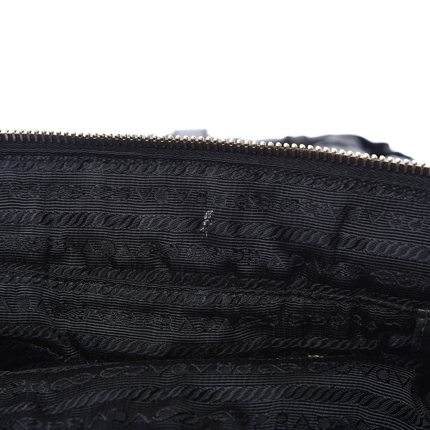 Nappa Gaufre Messenger Tote Black
