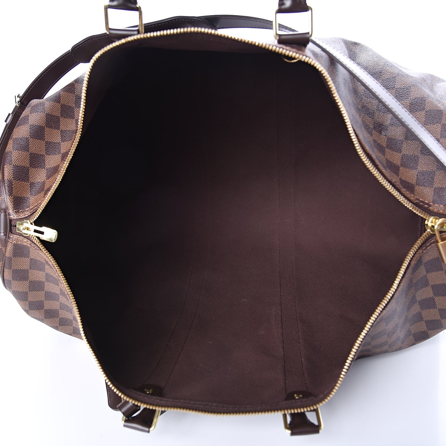 Louis Vuitton Damier Ebene Keepall Bandouliere 55 5 of 11