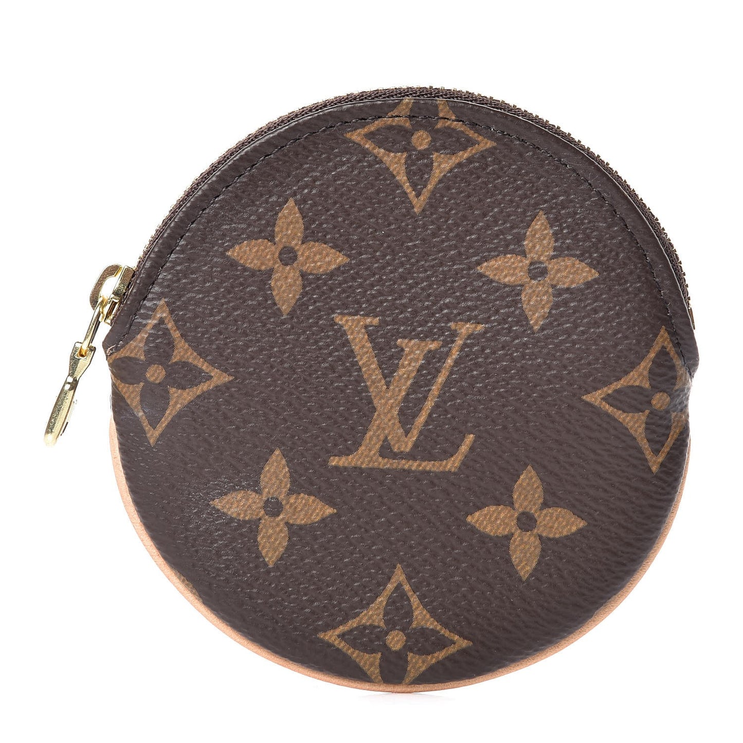 Monogram Round Coin Purse
