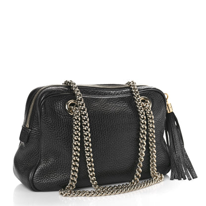 Gucci Pebbled Calfskin Small Soho Bowler Black 3 of 12