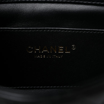 Chanel Lambskin Enamel Strass Quilted Mini Paris Monaco Flap Black 6 of 11