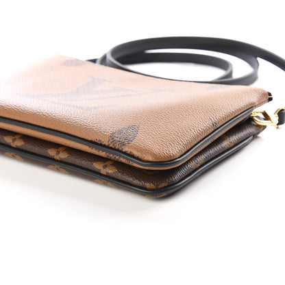 Louis Vuitton Reverse Monogram Giant Double Zip Pochette 6 of 9