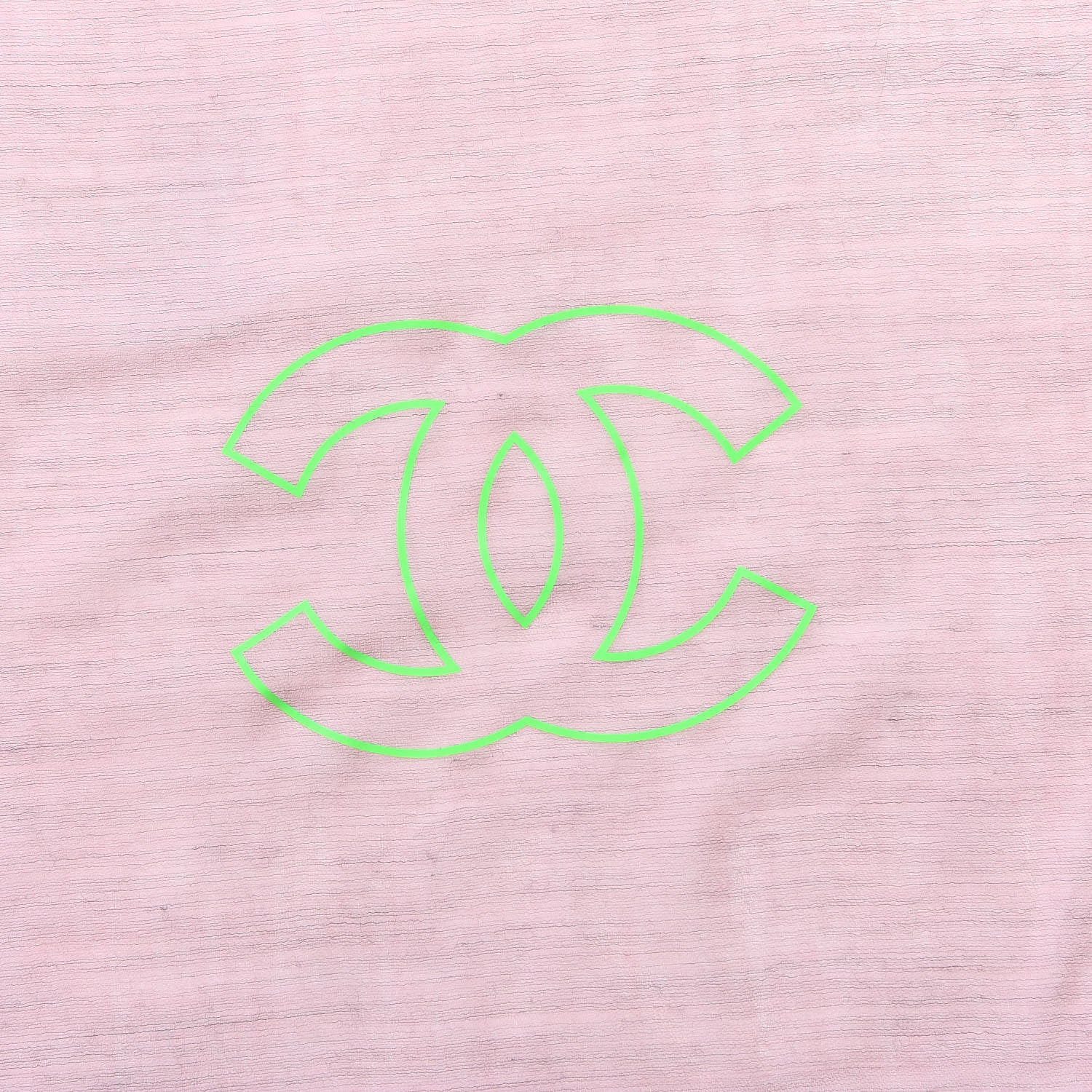 Chanel Cashmere CC Logo Scarf Pink 4 of 5