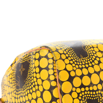 Louis Vuitton Monogram Kusama Town Speedy 30 Yellow 4 of 11
