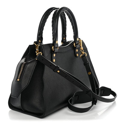 Balenciaga Grained Calfskin Neo Classic Gold Hardware S City Black 3 of 12