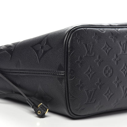 Louis Vuitton Empreinte Monogram Giant Neverfull MM Black 8 of 10
