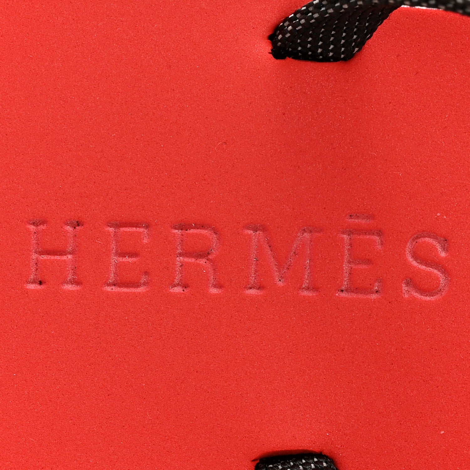 Hermes Canvas Acetate Kala Nera Sandals 36.5 Carbone Cornaline 9 of 11