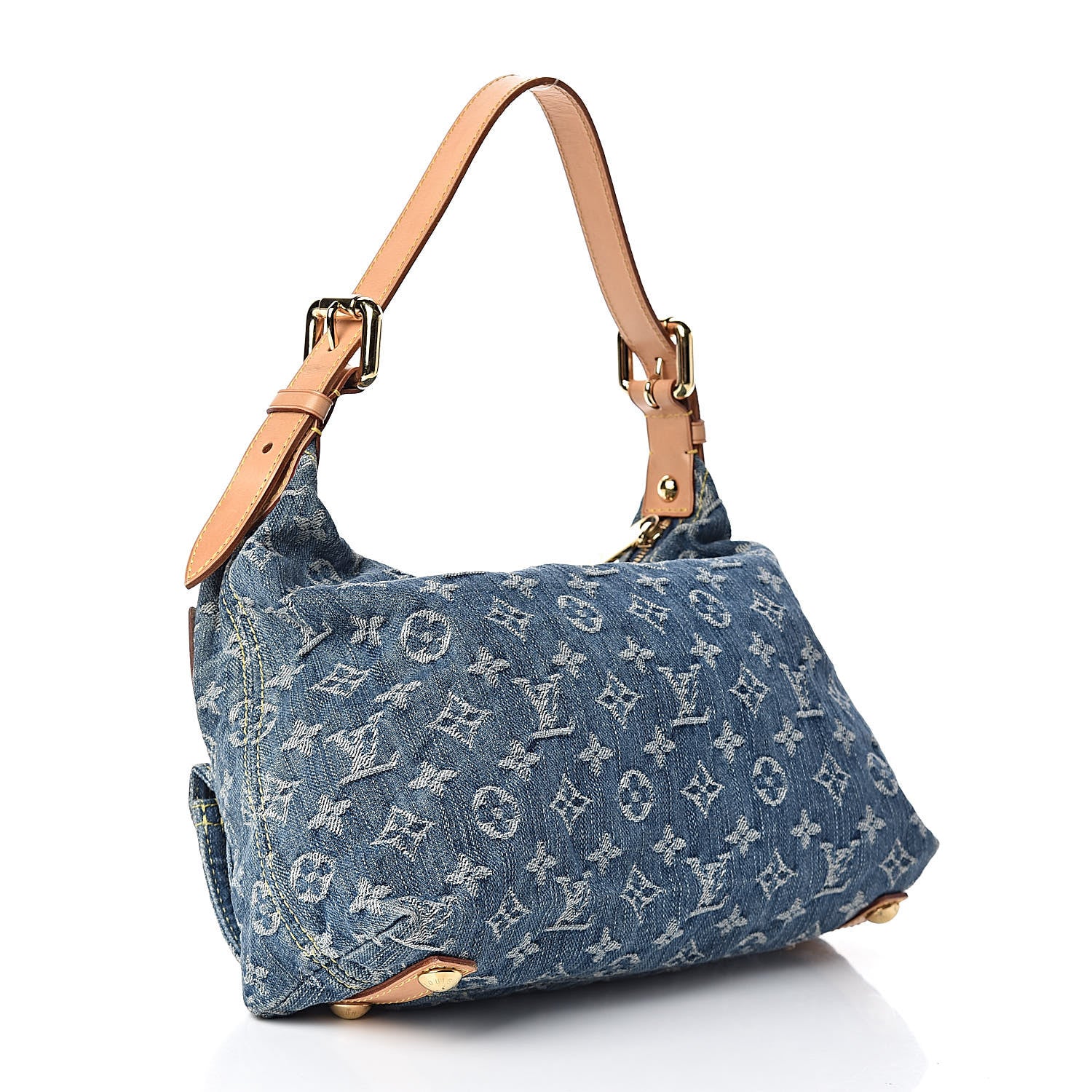 Louis Vuitton Monogram Denim Baggy PM Blue 3 of 14