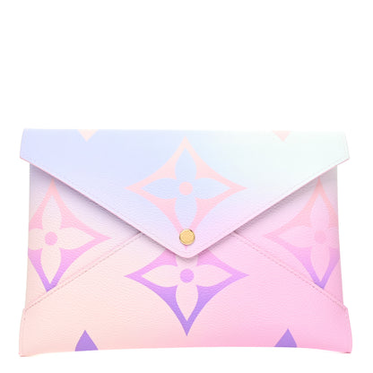 Louis Vuitton Monogram Giant Spring In The City Kirigami Pochette Set Sunrise Pastel Midnight Fuchsia Sunset Kaki 3 of 13
