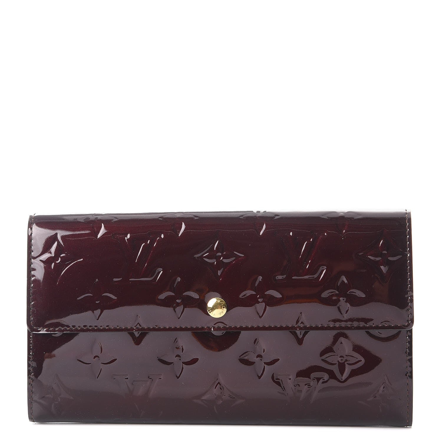 Louis Vuitton Vernis Sarah Wallet Amarante 1 of 9