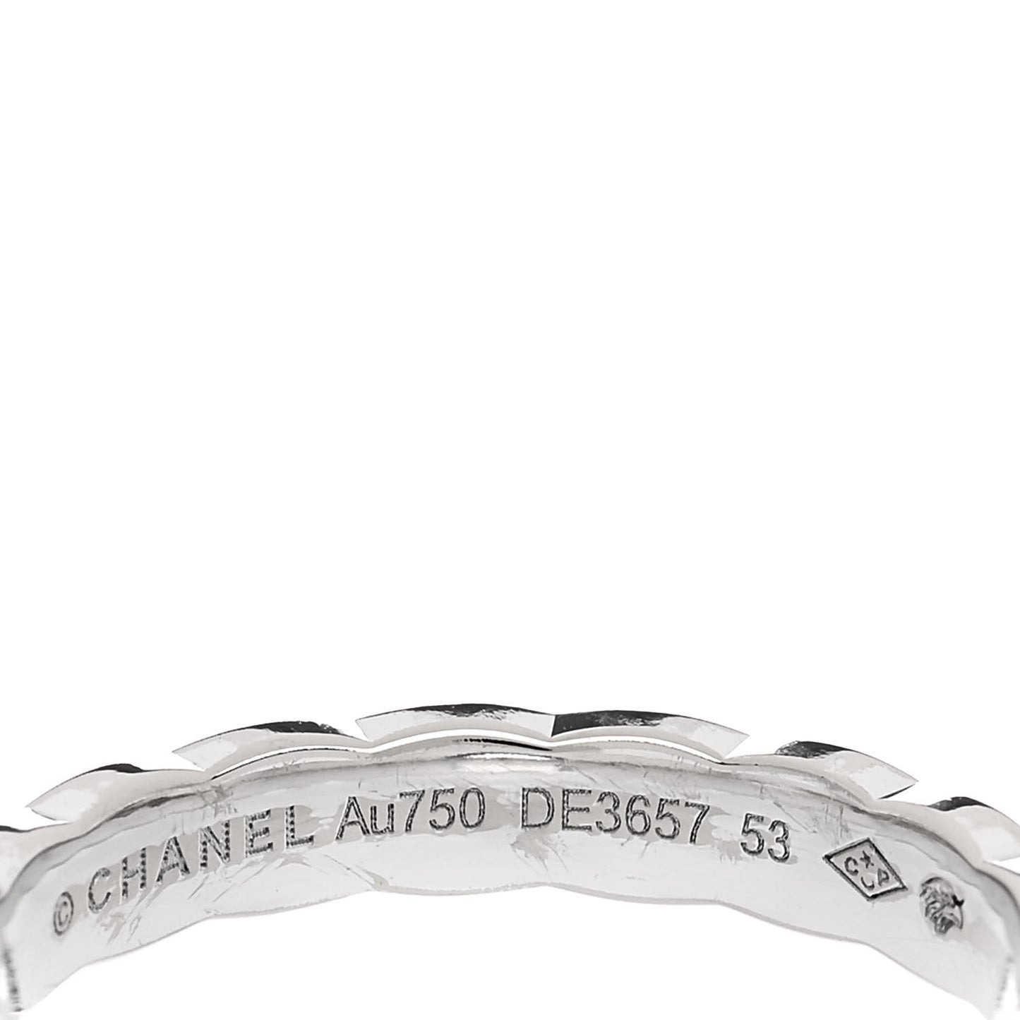 18K White Gold Mini Coco Crush Ring 53 6.25