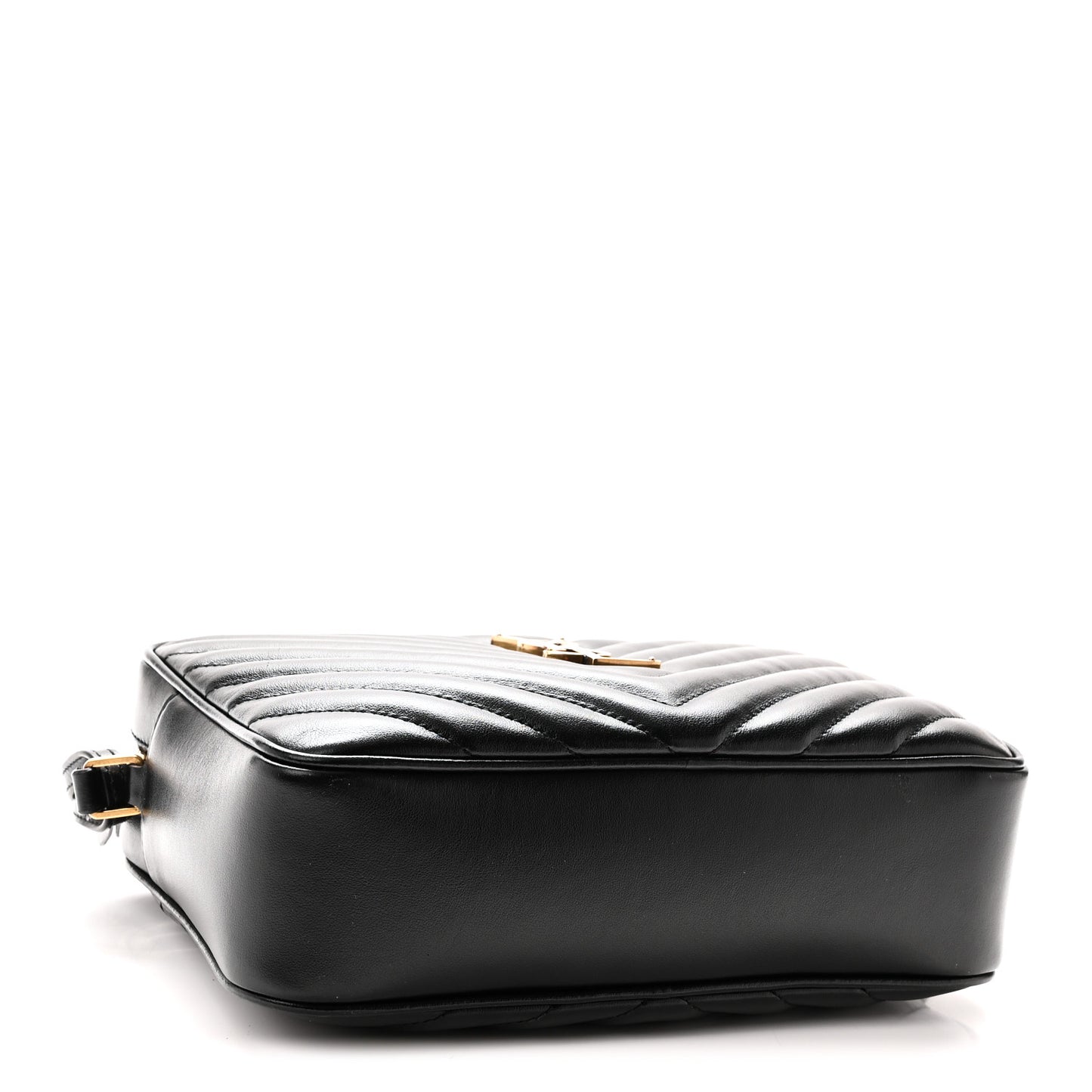 Calfskin Matelasse Monogram Lou Camera Bag Black