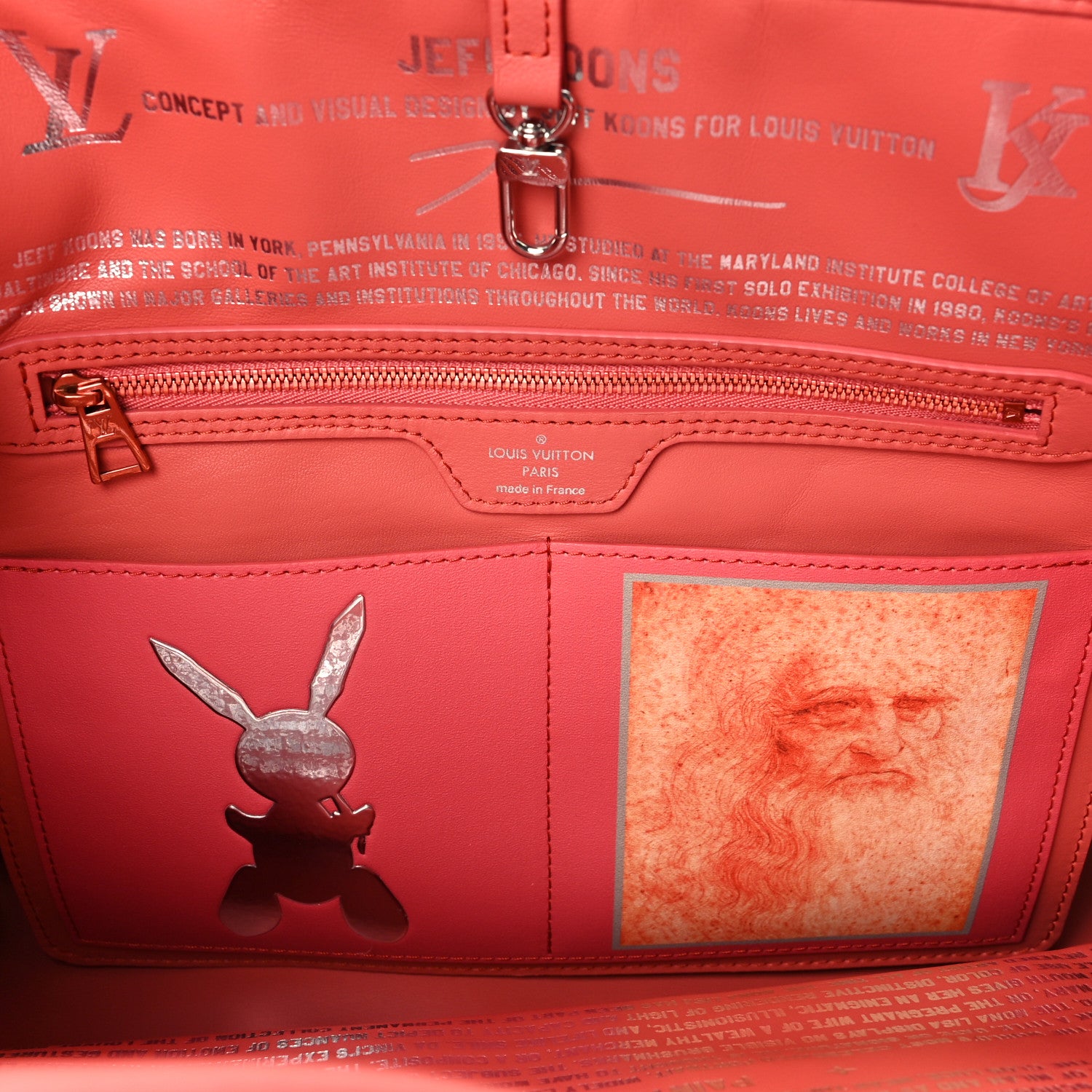 Louis Vuitton Masters Da Vinci Neverfull MM 7 of 9