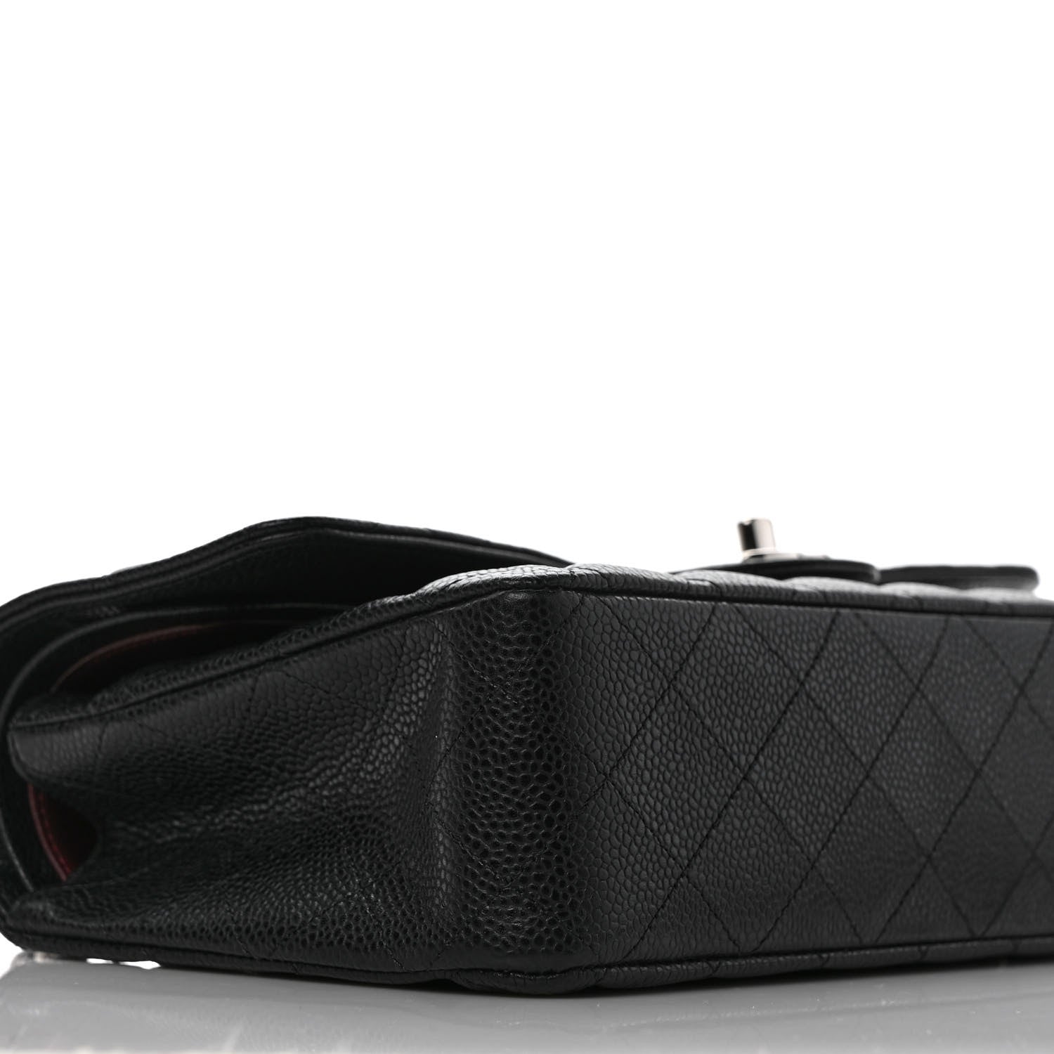 Chanel Caviar Quilted Medium Double Flap Black 8 of 11