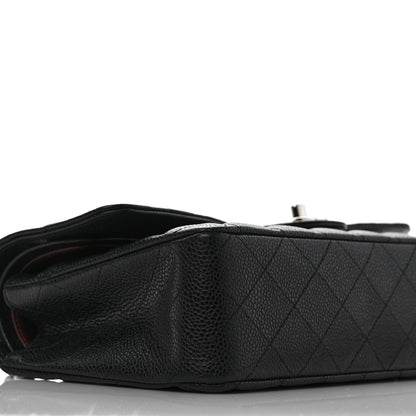 Chanel Caviar Quilted Medium Double Flap Black 8 of 11