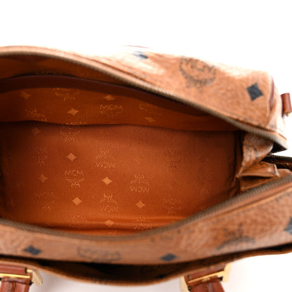 MCM Visetos Essential Boston Bag Cognac 5 of 10