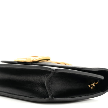 Gucci Calfskin Super Mini Sylvie Chain Shoulder Bag Black 9 of 14