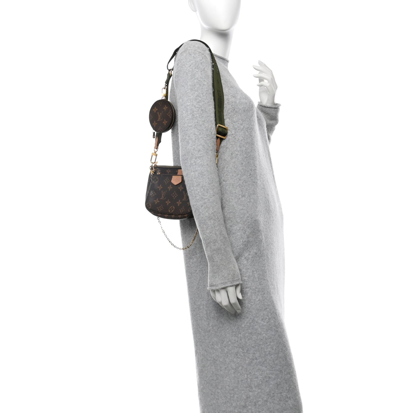 Monogram Multi Pochette Accessories Kaki