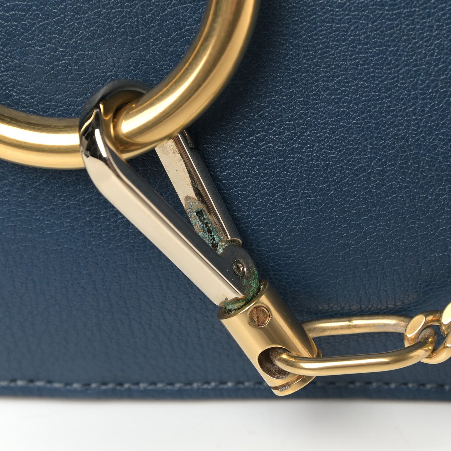 Medium Faye Shoulder Bag Majolica Blue