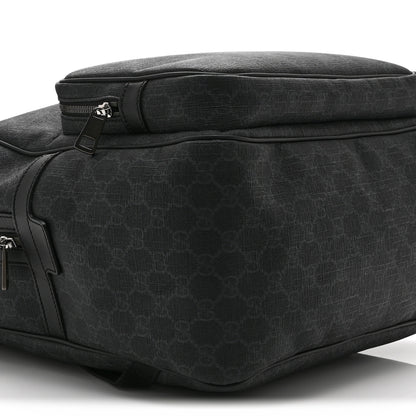 Gucci GG Supreme Monogram Medium Day Backpack Grey Black 10 of 11