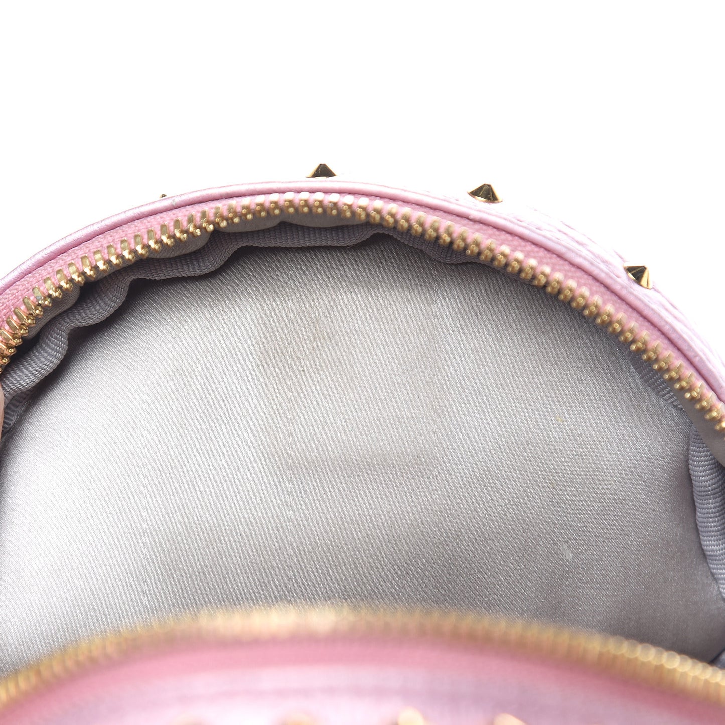 Calfskin Pearl Studs X-Mini Stark Bebe Boo Backpack Prism Pink