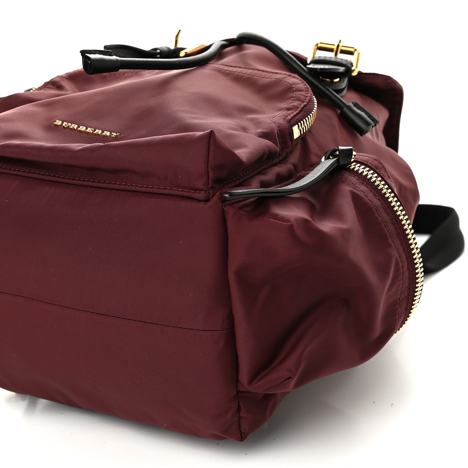 Burberry Nylon Small Rucksack Backpack Burgundy Red 10 of 10