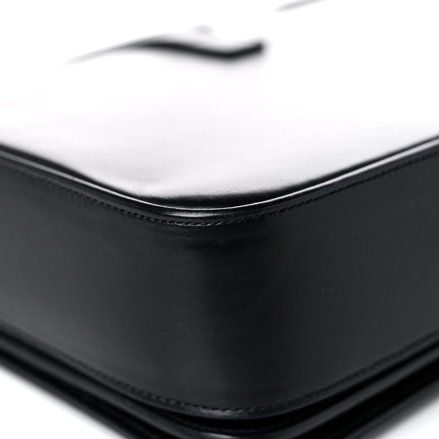 Saint Laurent Smooth Calfskin Medium Classic Monogram Universite Bag Black 10 of 21