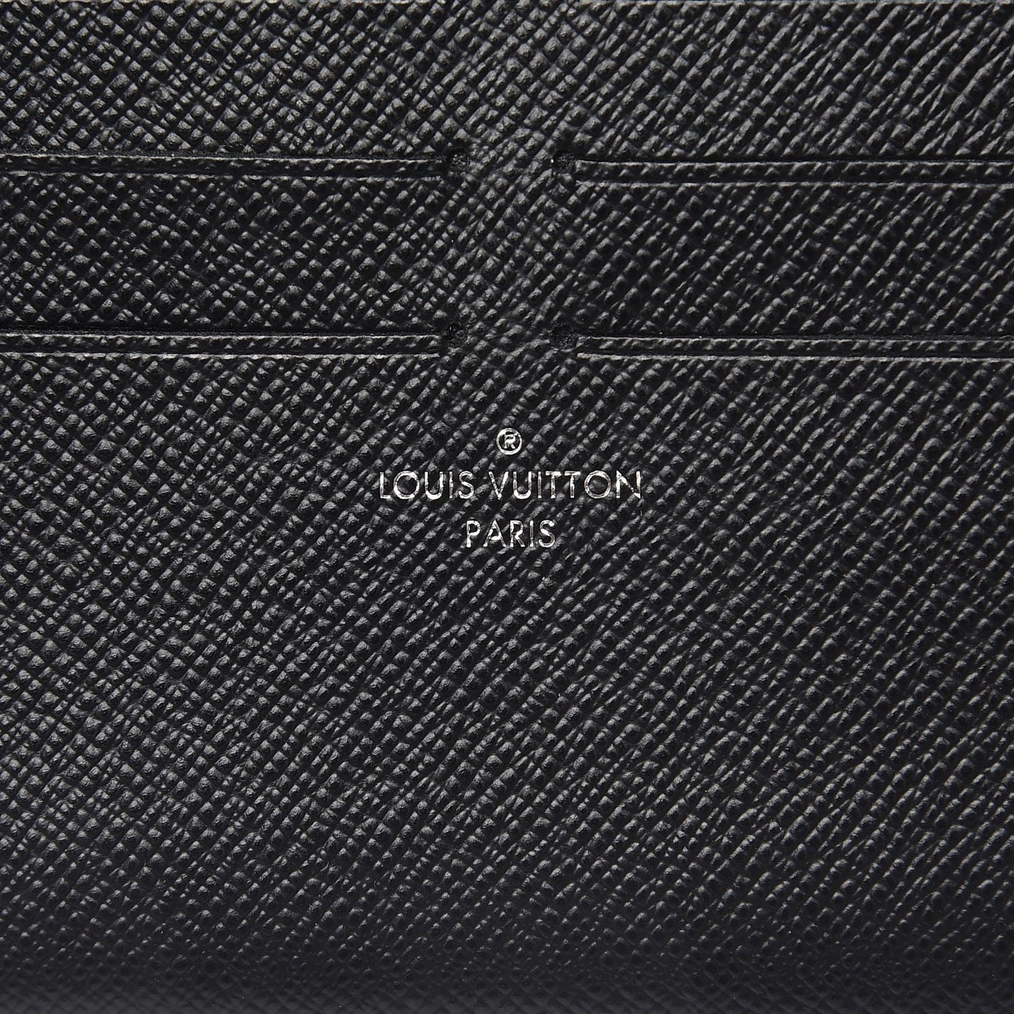 Calfskin Felicie Chain Wallet Card Holder Insert Black
