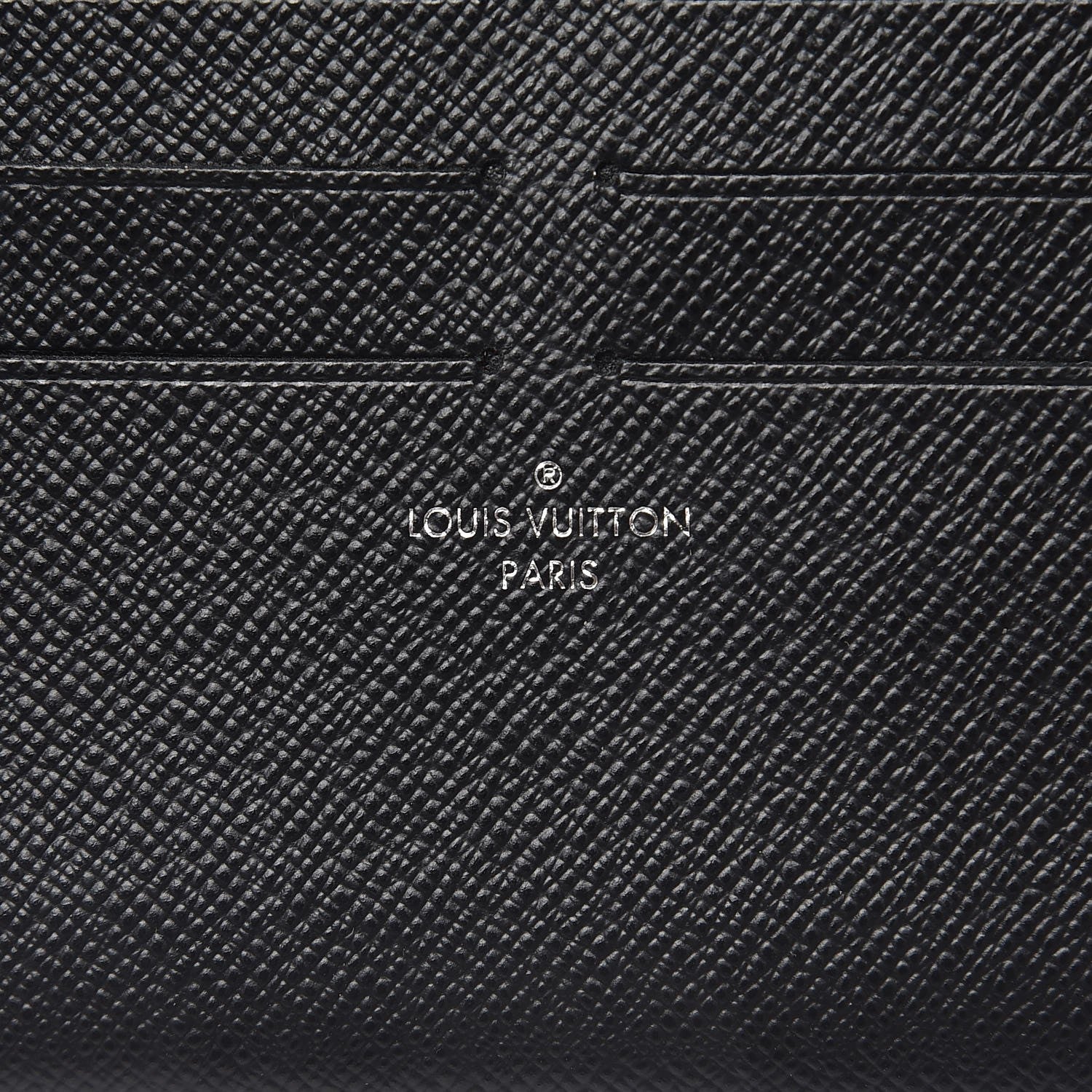 Louis Vuitton Calfskin Felicie Chain Wallet Card Holder Insert Black 6 of 6