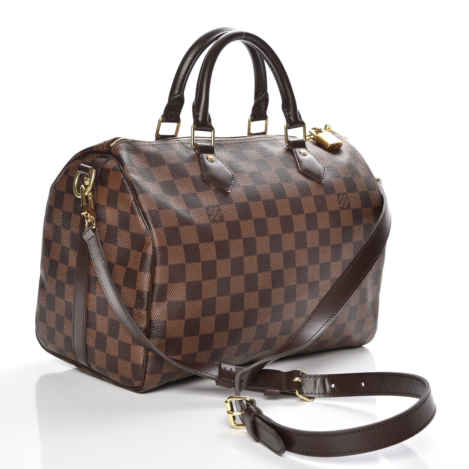 Louis Vuitton Damier Ebene Speedy Bandouliere 30 4 of 9