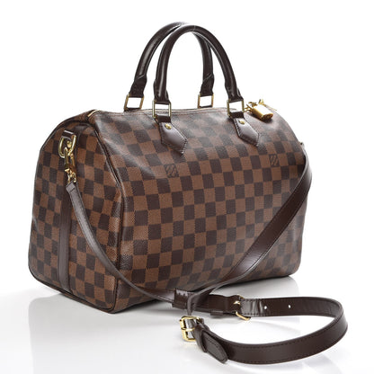 Louis Vuitton Damier Ebene Speedy Bandouliere 30 4 of 9