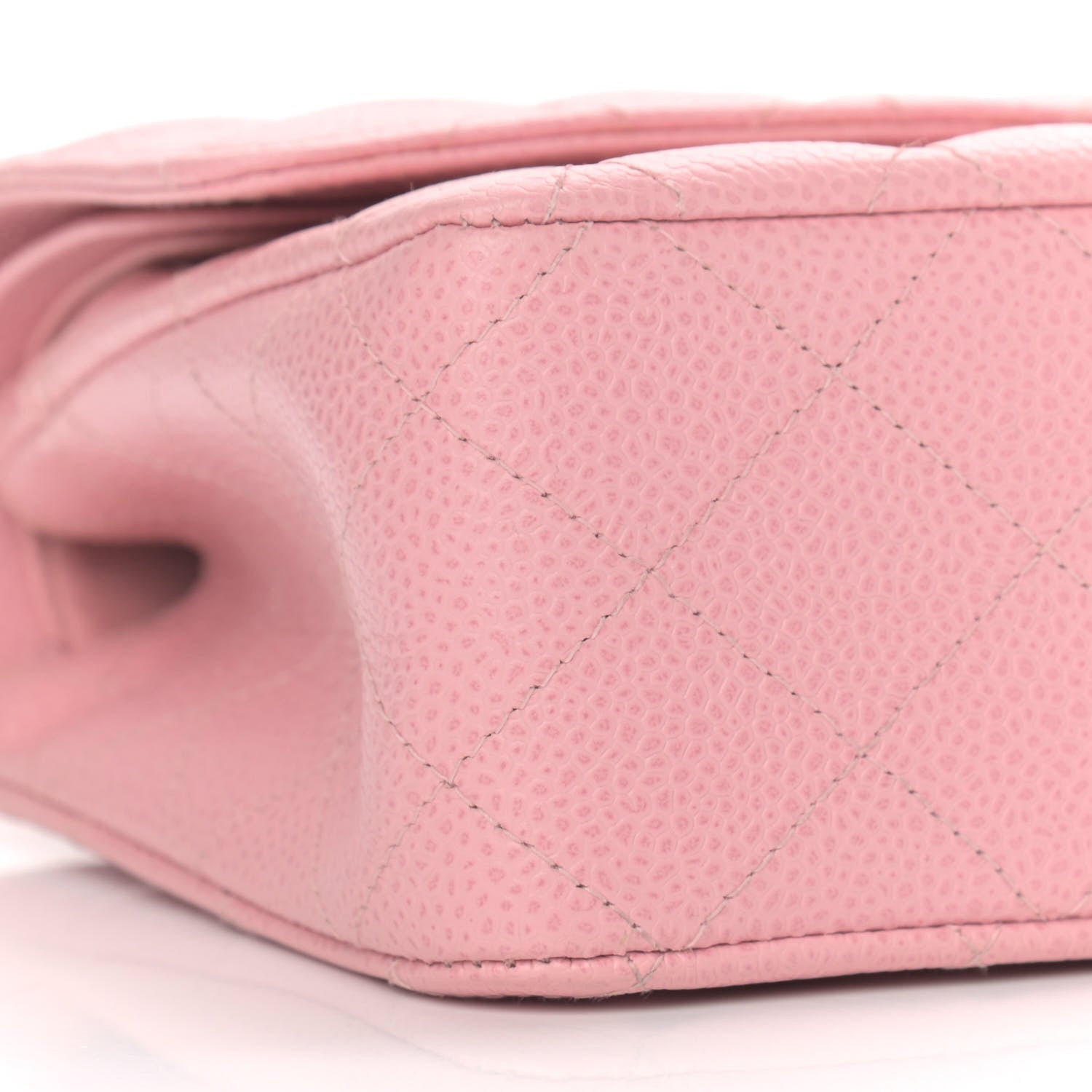 Chanel Caviar Quilted Medium Double Flap Pink 8 of 9