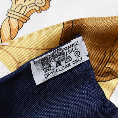Hermes Silk Chevaux Arabes Scarf 90 5 of 5
