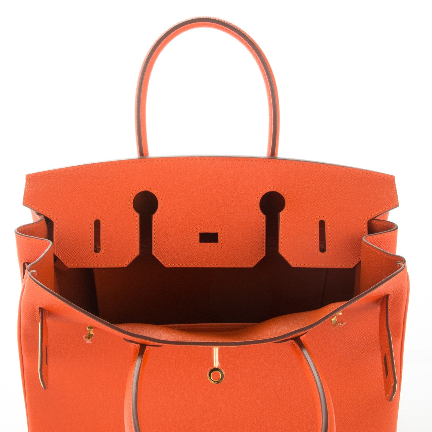 Hermes Epsom Birkin 30 Orange 18 of 24