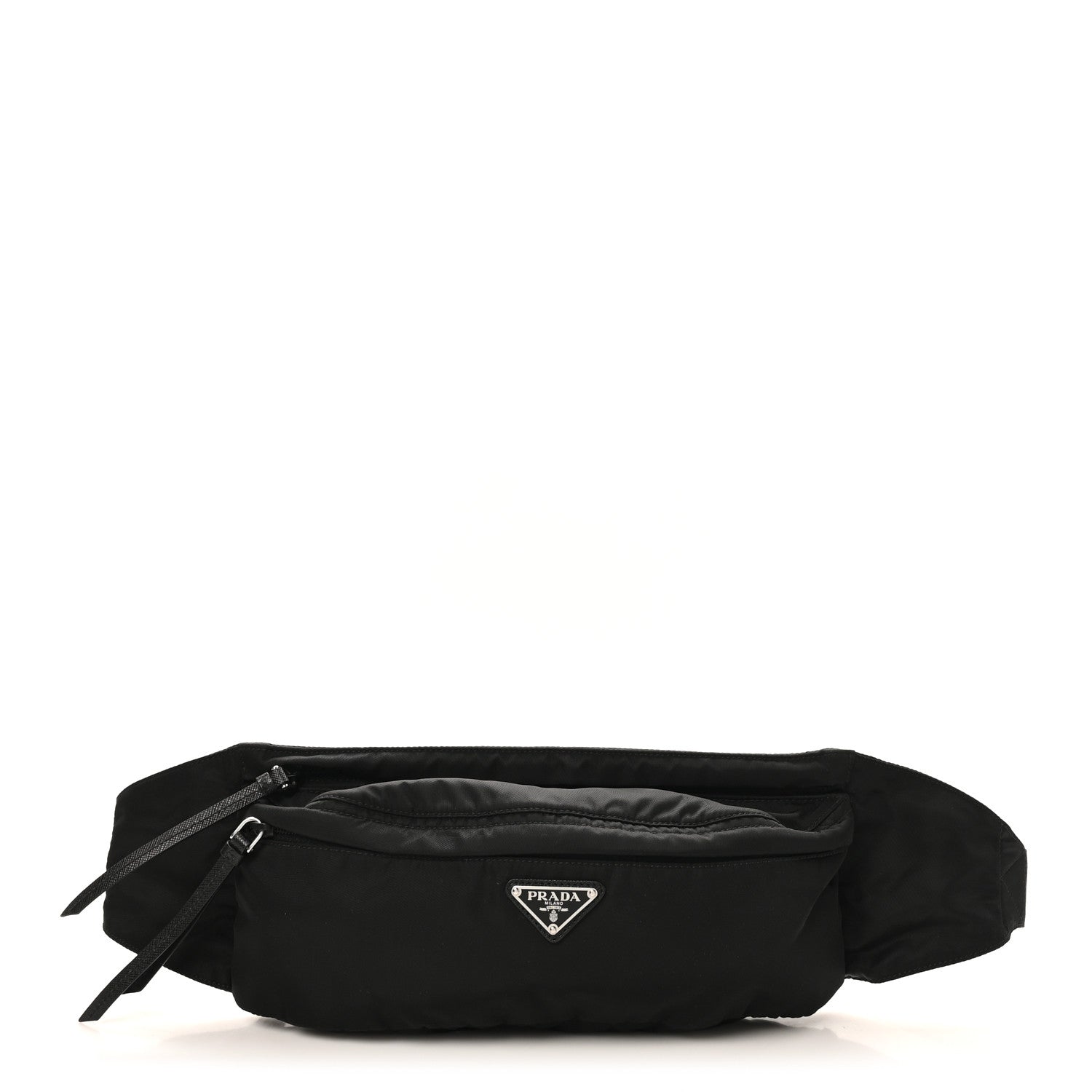 Prada Tessuto Nylon Belt Bag Black 1 of 9