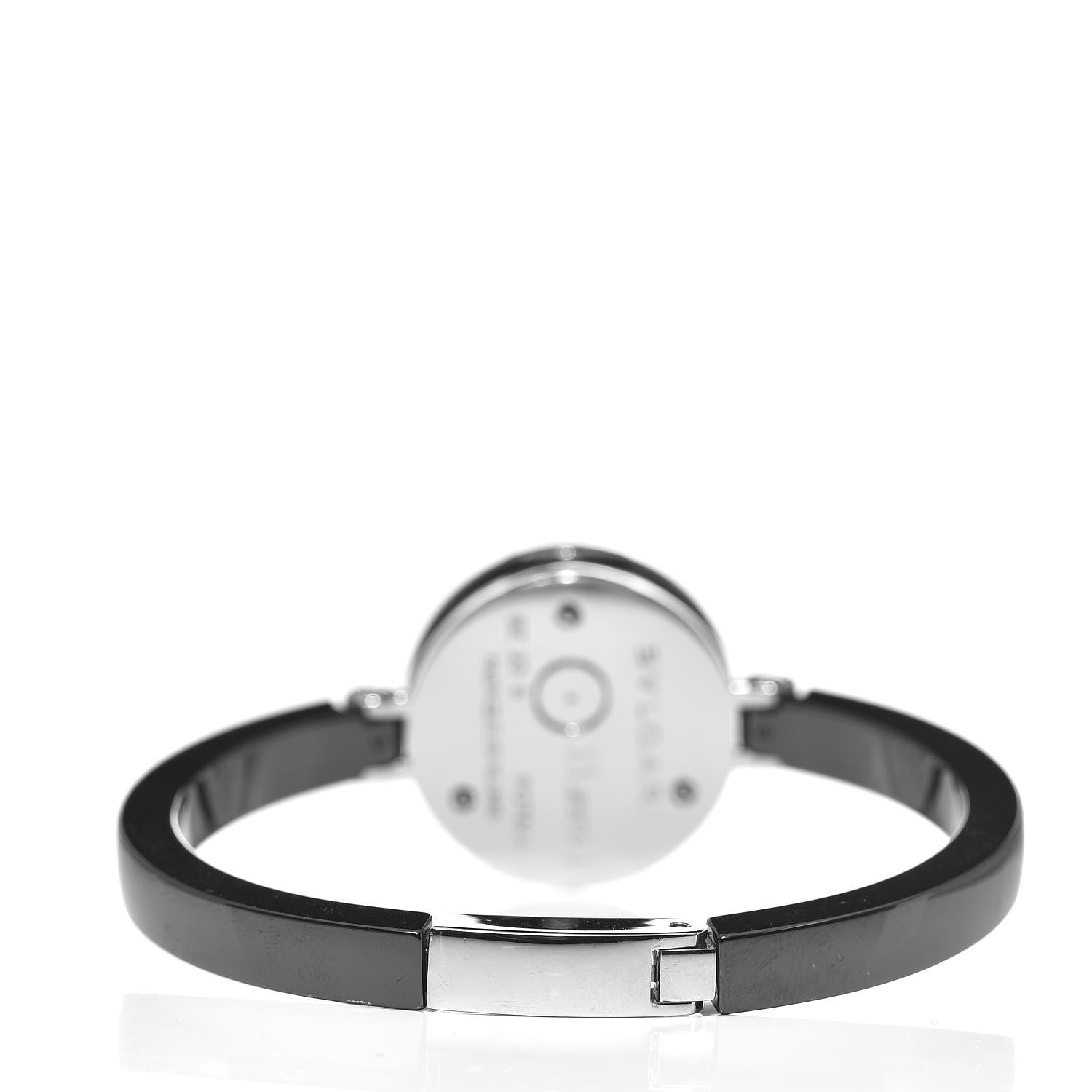 Bulgari Stainless Steel Ceramic 23mm B.zero1 Quartz Watch Black 4 of 5