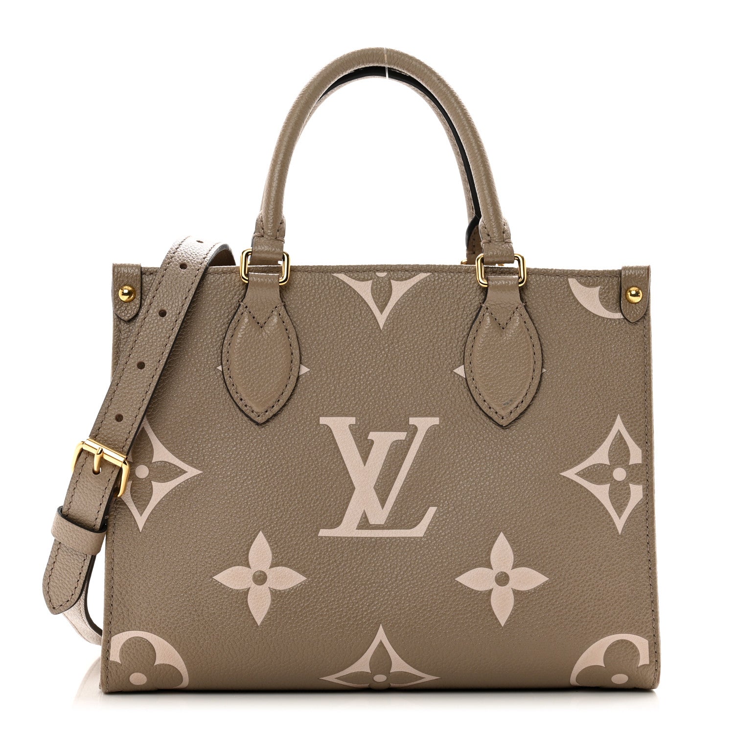 Louis Vuitton LOUIS VUITTON Empreinte Monogram Giant Onthego PM Tourterelle Creme 1 of 9