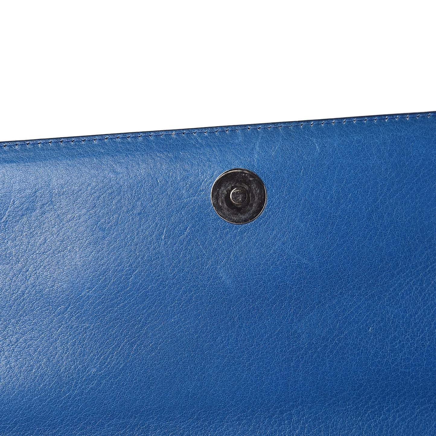 Calfskin PS11 Classic Shoulder Bag Bright Blue